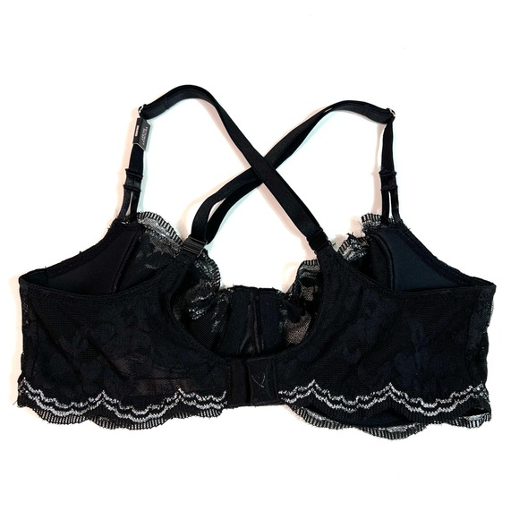 NWT Victoria’s Secret Dream Angel Wicked Push-Up without Padding Black Size 32D - Picture 5 of 14